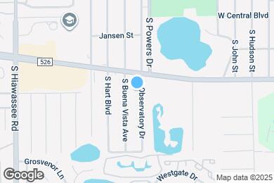 Map image of the property - 314 S Observatory Dr