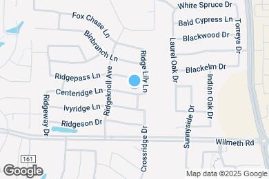 Map image of the property - 5404 Centeridge Ln