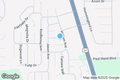 Map image of the property - 1451 Rebecca Ln