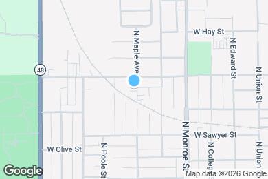 Map image of the property - 2067 N Maple Ave