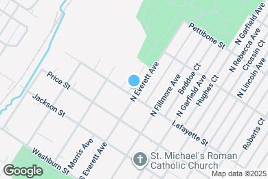 Map image of the property - 305 N Everett Ave