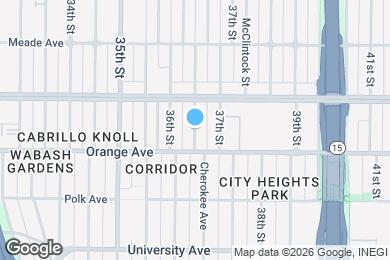 Map image of the property - 4244 Cherokee Ave