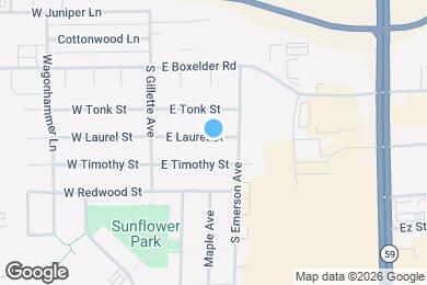 Map image of the property - 300 E Laurel St