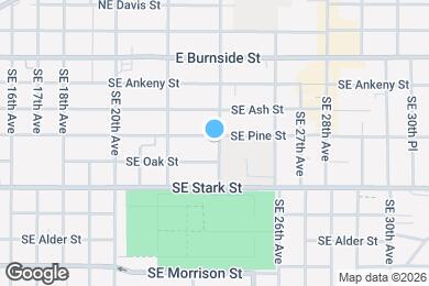 Map image of the property - 2346 SE Pine St