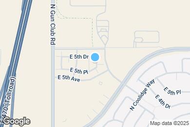 Map image of the property - 23627 E 5th Pl