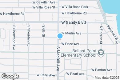 Map image of the property - 5008 S MacDill Ave