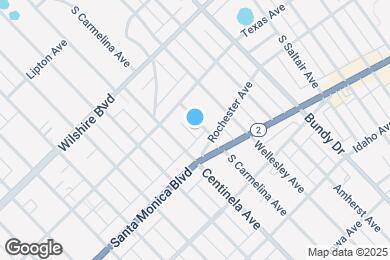 Map image of the property - 1335 S Carmelina Ave