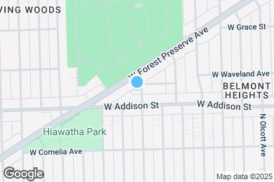 Map image of the property - 3618 N Ozanam Ave