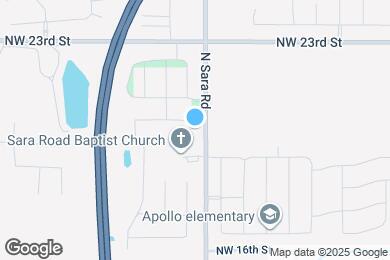 Map image of the property - 10600 NW 20th St