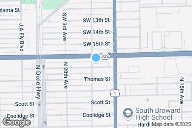 Map image of the property - 1849 Sherman St