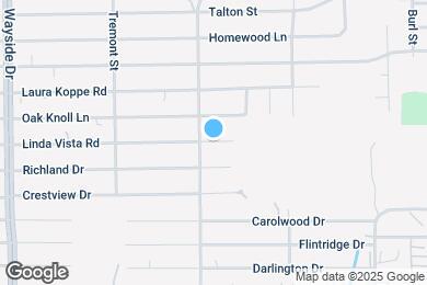 Map image of the property - 8226 Linda Vista Rd