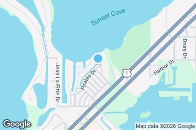 Map image of the property - 205 Pirates Dr