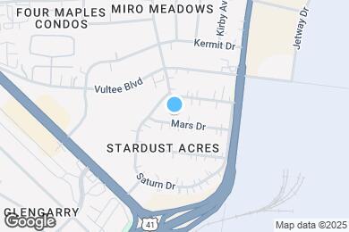 Map image of the property - 1310 Mars Drive