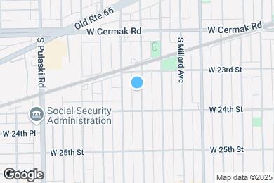 Map image of the property - 2326 S Ridgeway Ave