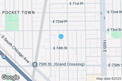 Map image of the property - 7335 S Kenwood Ave