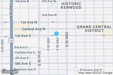 Map image of the property - 2900 1st Ave S