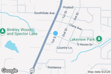 Map image of the property - 702 1st St