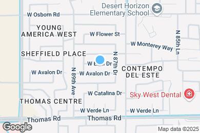 Map image of the property - 8741 W Earll Dr