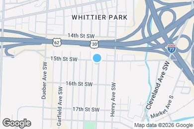 Map image of the property - 1507 Stark Ave SW