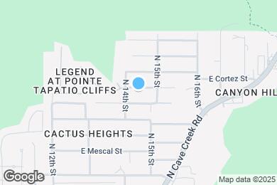 Map image of the property - 1417 E Lupine Ave