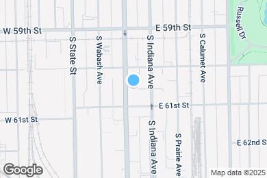Map image of the property - 6033 S Michigan Ave