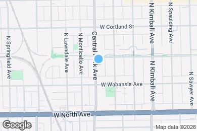 Map image of the property - 1741 N Central Park Ave