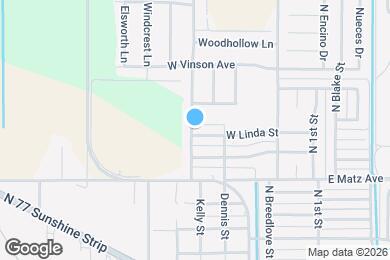 Map image of the property - 2510 N Rose St