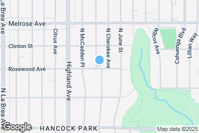 Map image of the property - 500 N Las Palmas Ave