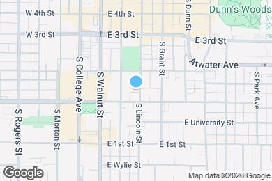 Map image of the property - 414 S Lincoln St