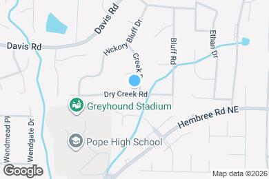 Map image of the property - 3481 Dry Creek Rd