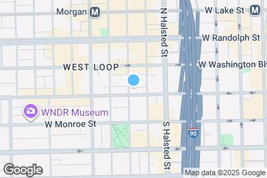 Map image of the property - 850 W Madison St