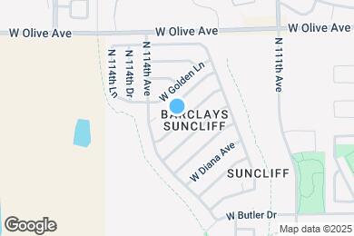 Map image of the property - 11322 W Alice Ave