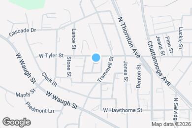 Map image of the property - 708 Delta St