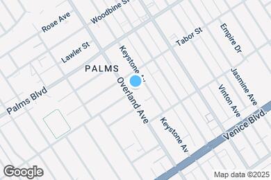 Map image of the property - 3630 Overland Ave