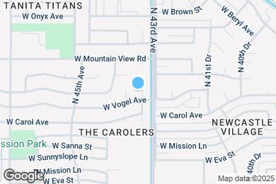 Map image of the property - 9608 N 43rd Dr