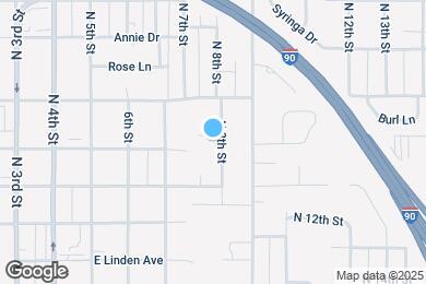 Map image of the property - 1733 N 8th St