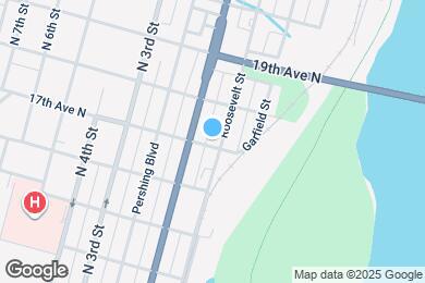 Map image of the property - 1702 Roosevelt St