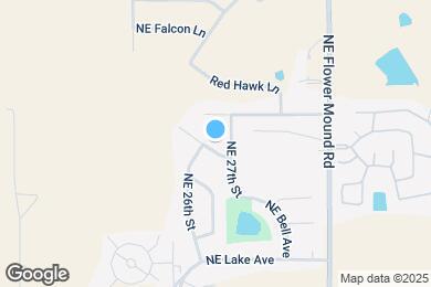 Map image of the property - 2518 NE Dearborn Ave