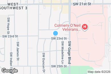 Map image of the property - 4008 SW 23rd St