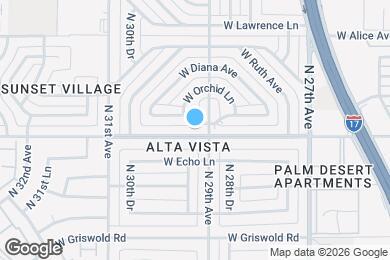 Map image of the property - 2912 W Butler Dr