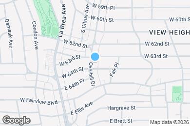 Map image of the property - 6314 1/2 Overhill Dr