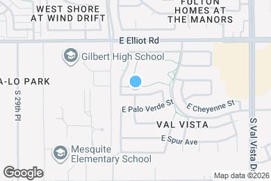 Map image of the property - 1266 E Sierra Madre Ave