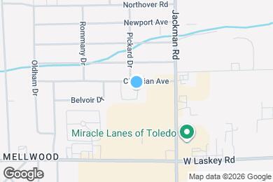 Map image of the property - 1801 Christian Ave