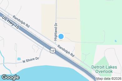 Map image of the property - Highland Lakeview Apartments