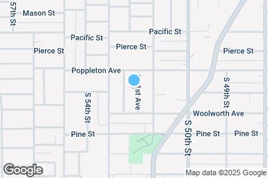 Map image of the property - 1324 S 51st Ave
