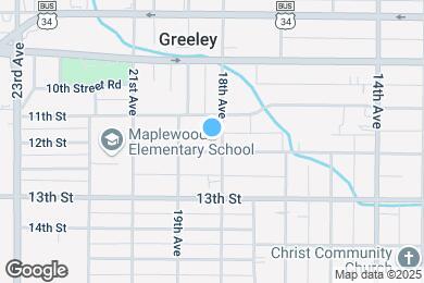 Map image of the property - 1807 12th St
