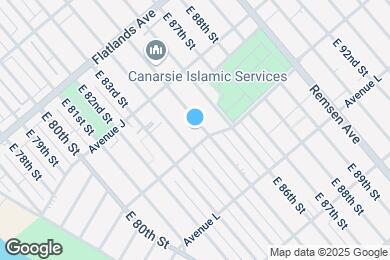 Map image of the property - 1072 E 85th St