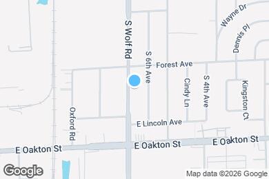 Map image of the property - 1449 S Wolf Rd