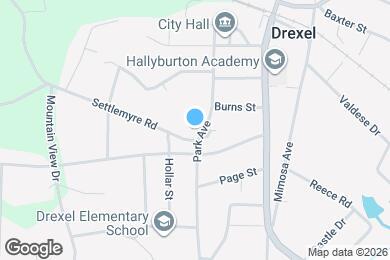 Map image of the property - 406 Park Ave