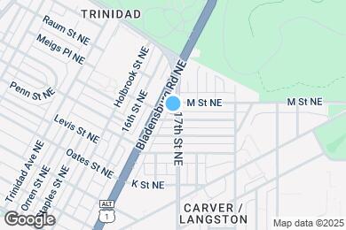 Map image of the property - 1140 17th St NE